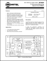 Click here to download MT8926 Datasheet