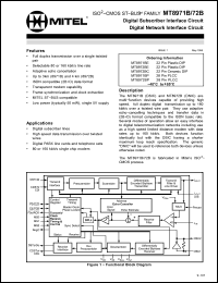 Click here to download MT8971B Datasheet