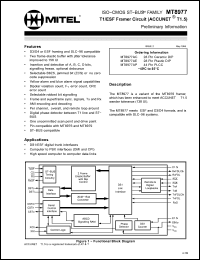 Click here to download MT8977 Datasheet