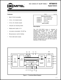 Click here to download MT8981DC Datasheet