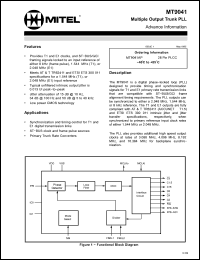 Click here to download MT9041 Datasheet