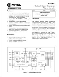 Click here to download MT9042C Datasheet