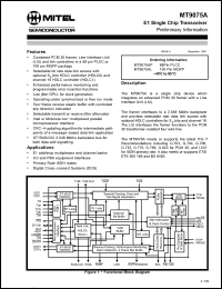 Click here to download MT9075A Datasheet