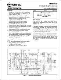 Click here to download MT9075B-1 Datasheet