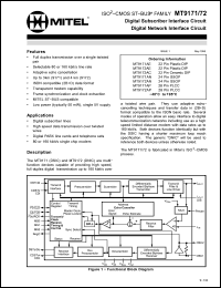 Click here to download MT9171 Datasheet