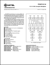 Click here to download PDSP16116AMCGGDR Datasheet
