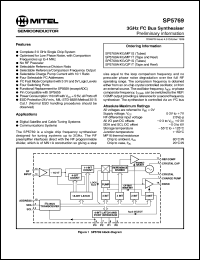 Click here to download SP5769AKG Datasheet