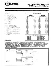 Click here to download MD4330BC Datasheet