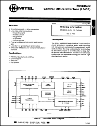 Click here to download MH88630-2 Datasheet