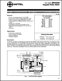 Click here to download MT4320AE Datasheet