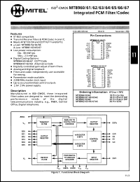 Click here to download MT8967AY Datasheet