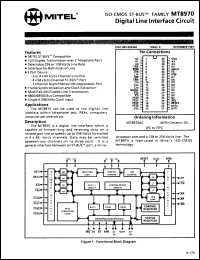 Click here to download MT8970AC Datasheet