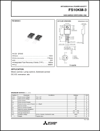 Click here to download FS10KM-3 Datasheet