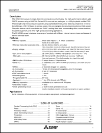 Click here to download M30620MCA-XXXFP Datasheet