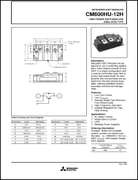 Click here to download CM600HU-12H Datasheet