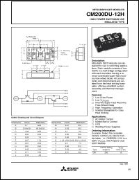 Click here to download CM200DU-12H Datasheet