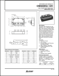 Click here to download CM300DU-12H Datasheet