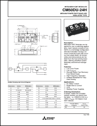 Click here to download CM50DU-24 Datasheet