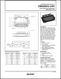 Click here to download CM300DU-24 Datasheet