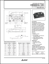 Click here to download CM300HA-12 Datasheet