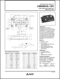Click here to download CM400HA-12 Datasheet