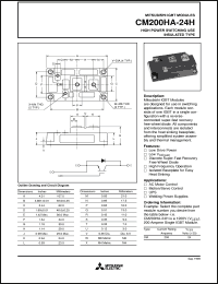 Click here to download CM200HA-24 Datasheet