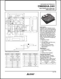 Click here to download CM800HA-24 Datasheet