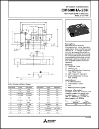 Click here to download CM600HA-28H Datasheet