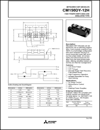Click here to download CM150DY-12H Datasheet