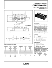 Click here to download CM200DY-12H Datasheet