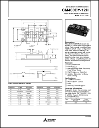 Click here to download CM400DY-12H Datasheet