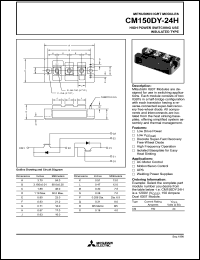 Click here to download CM150DY-24 Datasheet