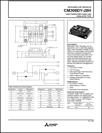 Click here to download CM300DY-28H Datasheet