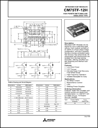Click here to download CM75TF-12 Datasheet