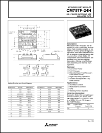 Click here to download CM75TF-24 Datasheet