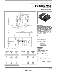 Click here to download PM800HSA060 Datasheet