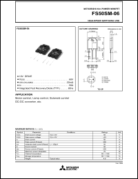 Click here to download FS50SM-06 Datasheet