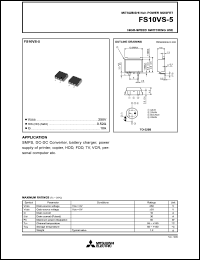 Click here to download FS10VS-5 Datasheet
