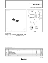 Click here to download FS20SM-5 Datasheet