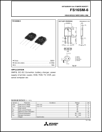 Click here to download FS16SM-6 Datasheet