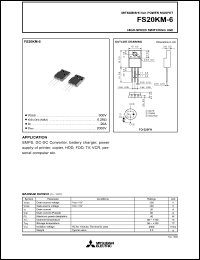 Click here to download FS20KM-6 Datasheet