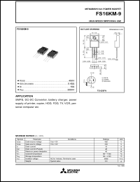 Click here to download FS16KM-9 Datasheet
