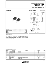 Click here to download FS3KM-14 Datasheet