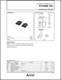Click here to download FS18SM-14 Datasheet