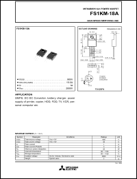 Click here to download FS1KM-18 Datasheet