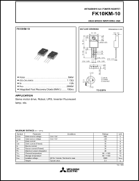 Click here to download FK10KM-10 Datasheet