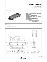 Click here to download PM15CTM060 Datasheet