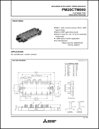 Click here to download PM20CTM060 Datasheet