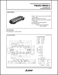 Click here to download PM20CTM060-3 Datasheet