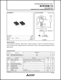 Click here to download BCR3KM-14 Datasheet